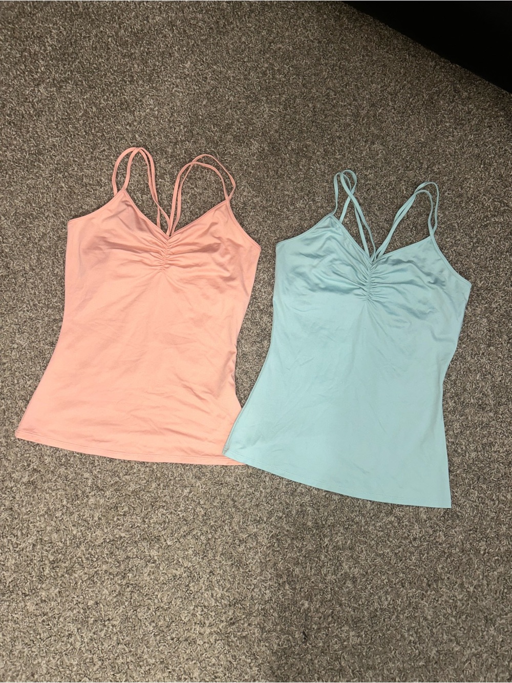 Boston Proper Women's Ruched V-Neck Double-Strap Tank Tops XS
